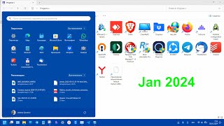 Приложения на Thinkpad x250 win11 январь 2024
