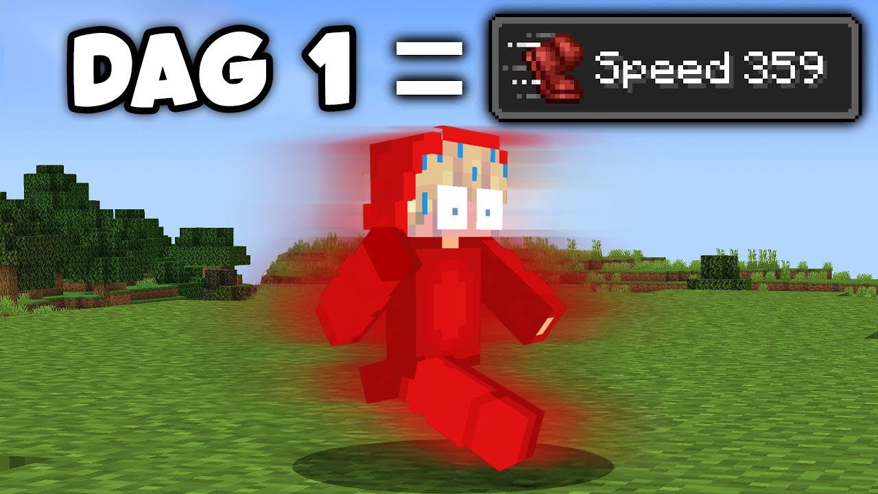 Minecraft, Men Hastigheten Ökas…