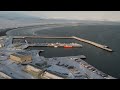 Beautiful Winter Day in Iceland: Thorlakshöfn from above, February 2022