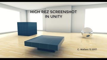Unity Screenshot Tutorial