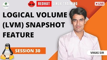Session-30 | Logical Volume (LVM) Snapshot Feature | LVM Snapshot in RHEL | Nehra Classes