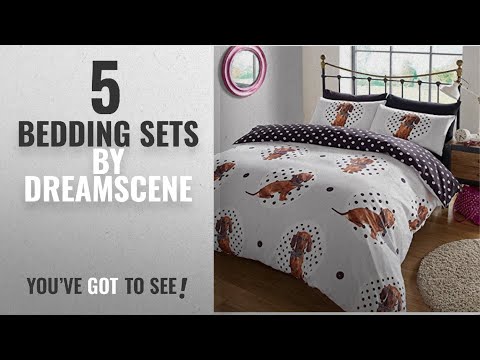 top-10-dreamscene-bedding-sets-[2018]:-dreamscene-spotty-dog-animal-duvet-cover-bedding-set-with