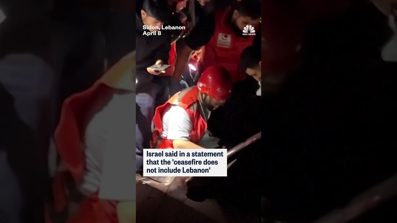 Israel says Iran ceasefire ‘does not include Lebanon’