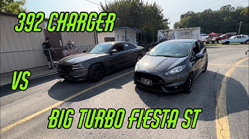 Big Turbo Fiesta ST vs Scat Pack Charger: Who Takes It?!
