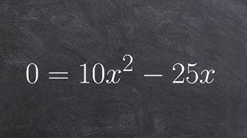 How to factor out a common term to solve a quadratic equation