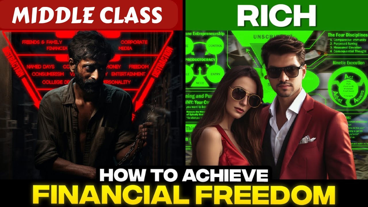 FINANCIAL FREEDOM with TUNEF formula अमीरी का सबसे FAST रास्ता MIDDLE CLASS TRAP
