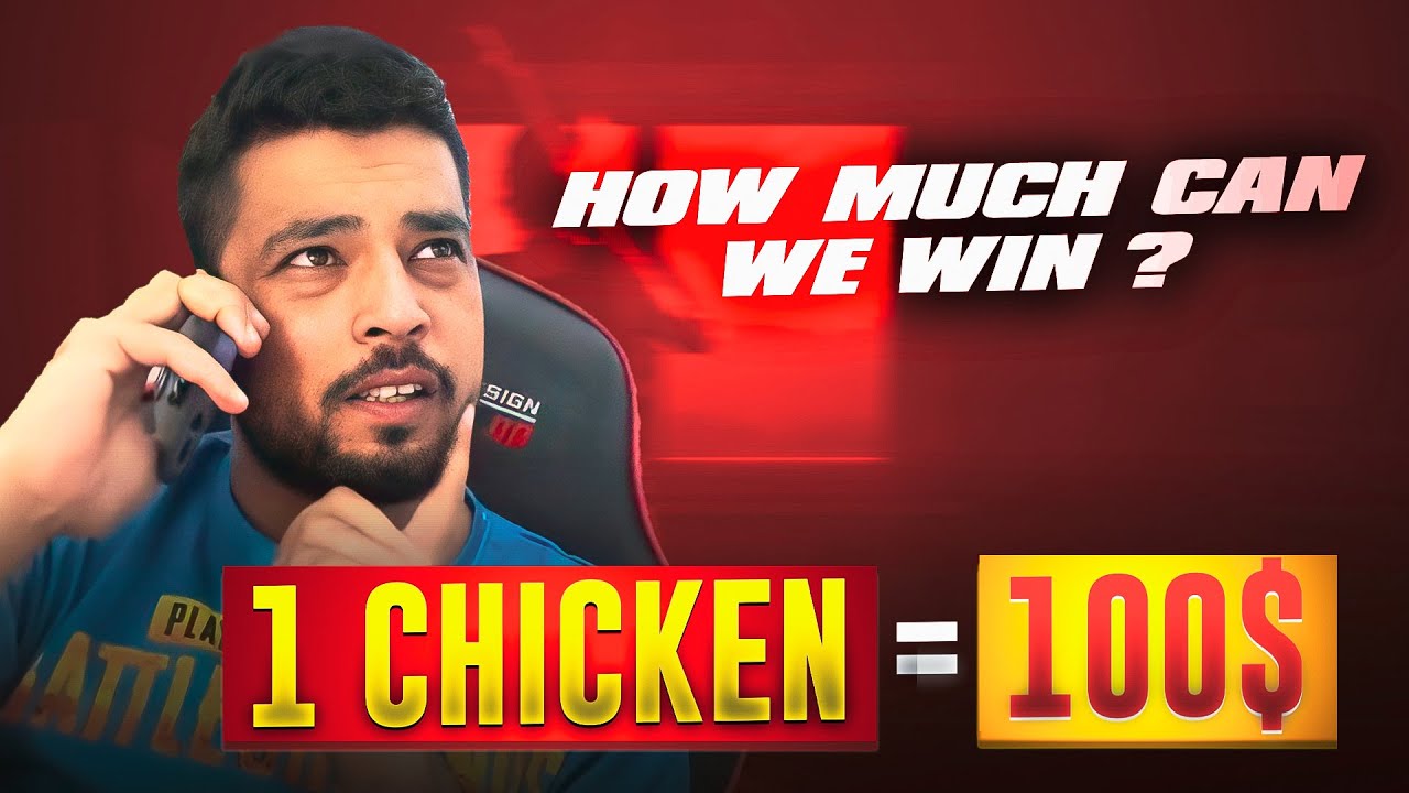 1 Chicken = 100$ in Room | How Much Can We Win ?- PUBG MOBILE – FM RADIO GAMING