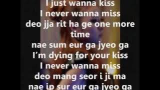 Sandara Park - Kiss ( Ft. CL ) W/  Lyrics