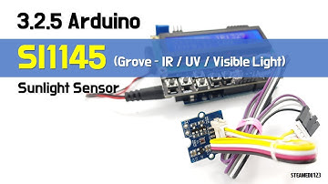 3.2.5. [SENSOR] ♡ Arduino SI1145 Digital I2C UV Index IR Visible Light Sensor