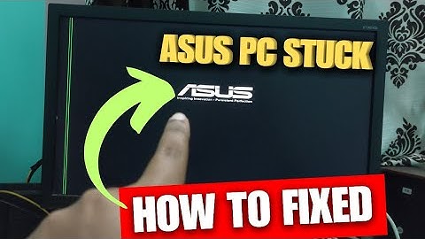 PC blijft hangen op ASUS-opstartscherm 😕 | Hoe op te lossen