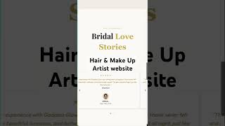 Hair & Make Up Artist Website