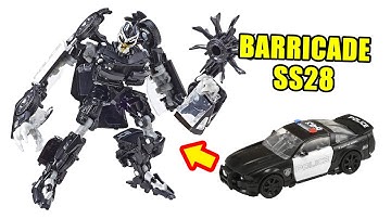 Transformers Toys | Transforming Police Car to Robot Barricade SS28 Mode | Brett Stevenson