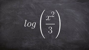 How to expand a logarithmic expression with two terms