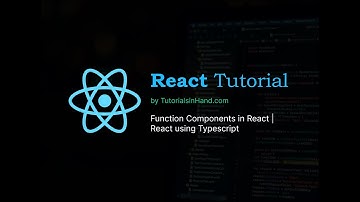 Function Component In React explained | example of functional component in react typescript
