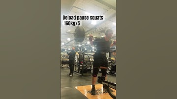 Deload pause squats