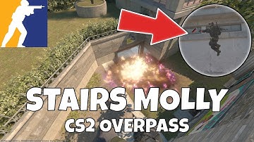 THE FASTEST OVERPASS T STAIRS MOLLY on CS2 *CONSISTENT LINEUP*