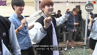 [INDO SUB] [BANGTAN BOMB] BTS does a funny imitation of V..
