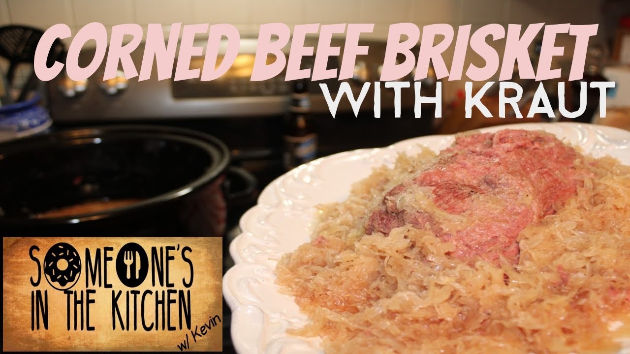 Make This Corned Beef Brisket with Beer & Sauerkraut Right Now