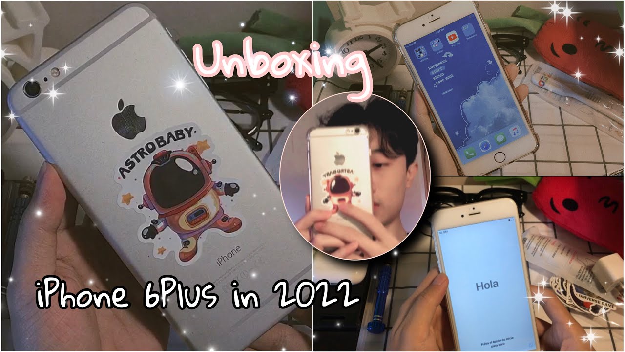 📱iPhone 6 Plus (space gray) в конце 2022 года 📦 unboxing | ☆ aesthetic ☆ (set up + camera test)