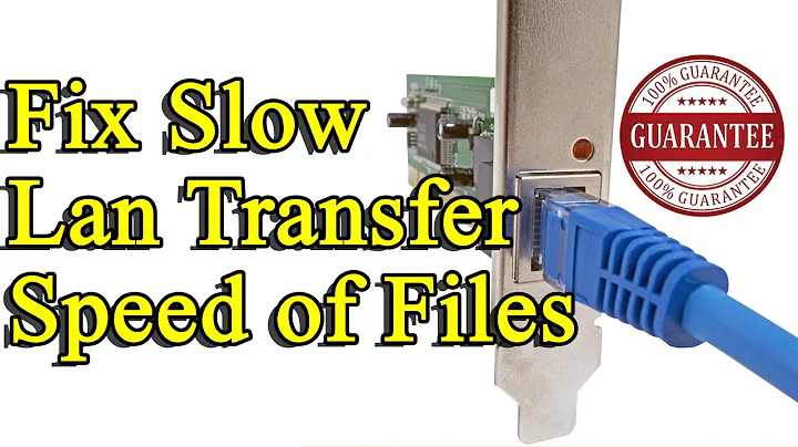 how to fix slow lan transfer speed of files in windows 10/8/7 || 2021 New Method