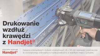 🇵🇱 Drukarka ręczna Handjet® – drukowanie wzdłuż krawędzi