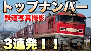 【鉄道写真】トップナンバー3連発!EF510-1、EF210-1、EF210-301を撮影する!