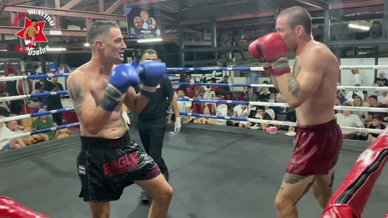 Dom Sinbimuaythai from the USA fights at Rawai Temporary Boxing Stadium, 30th December 2022