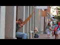 Colin Malakie - busking in Portland