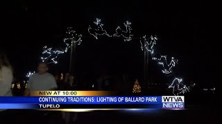 Holiday lights dazzle at Ballard Park in Tupelo