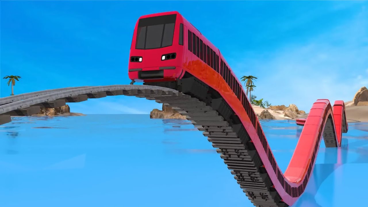 train-running-in-water-track-train-simulator-youtube