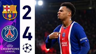 Barcelona vs PSG 2-4 Highlights | All Goals & Extended Highlights | Champions League 2026