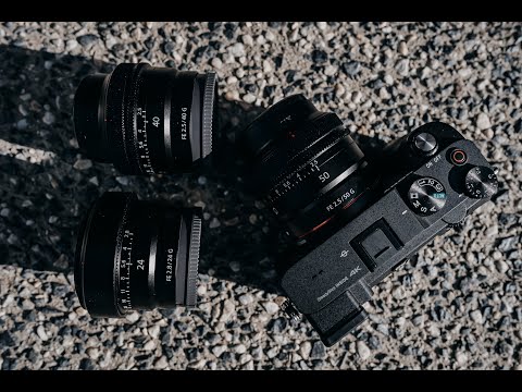 Sony a7c with 24mm, 40mm and 50mm G series review