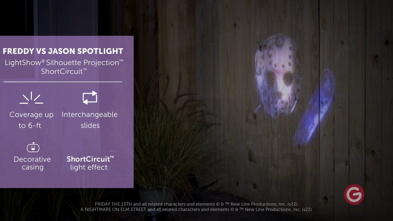 FREDDY VS JASON SPOTLIGHT LightShow® Silhouette Projection