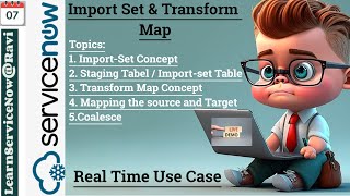 (Day 11)Import set ServiceNow | Import data ServiceNow | Coalesce,Mapping Assist & Transform Map screenshot 1