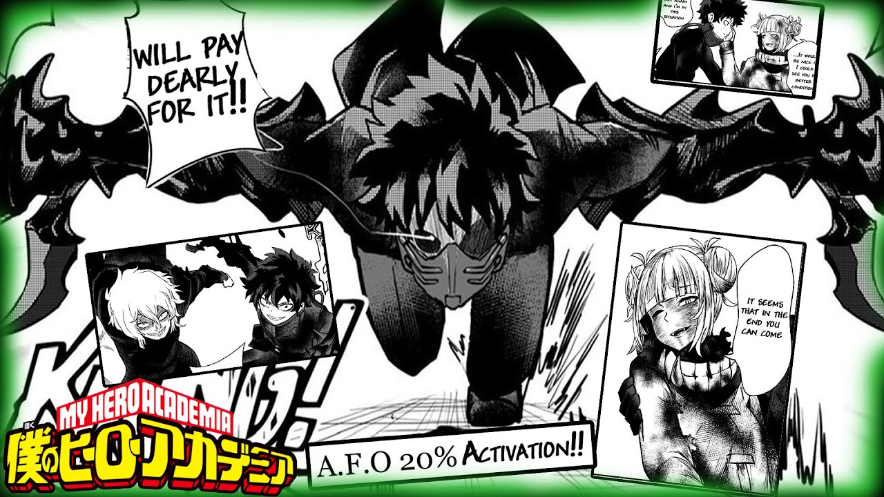 Deku Villain Activates A.F.O To Protect Toga And His Allies (Special)