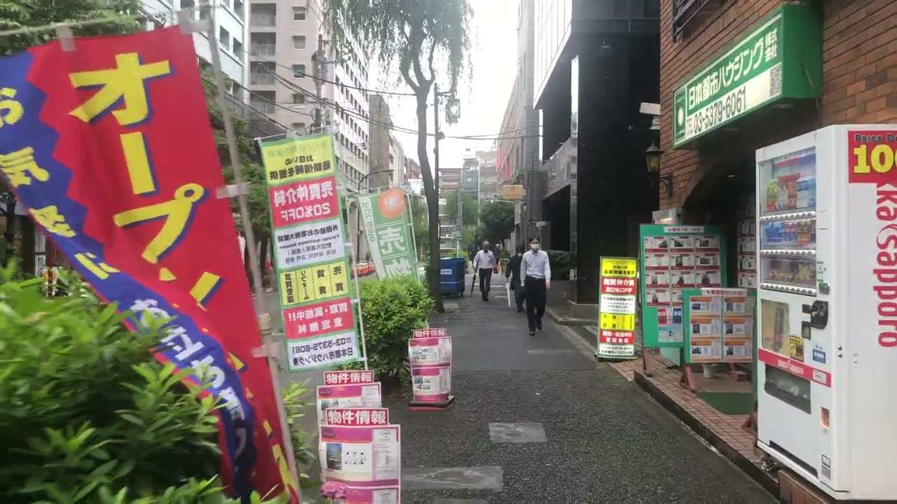 🇯🇵 RAMEN MATSUI, walking from Shinjuku-Sanchome Station 新宿三丁目駅