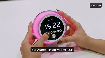 This Smart Clock Does More Than Just Wake You Up | XECH Hue unboxing & How to use