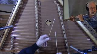 'Ave Maria' by Bach and Gounod, as a duet on hammered dulcimer and flute