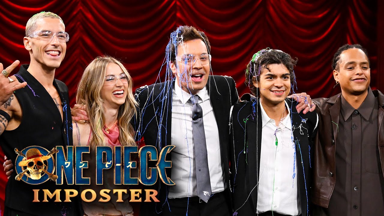 One Piece Imposter with the Cast of One Piece | The Tonight Show Starring Jimmy Fallon