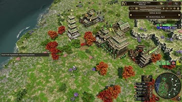 AOE3 DM 1v1 - Japan vs Haude - Build Order [OUA]