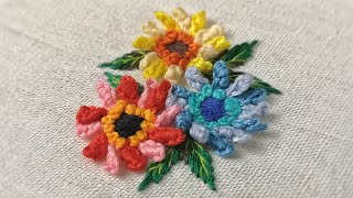 Hand Embroidery Designs : Double Cast On Stitch 1
