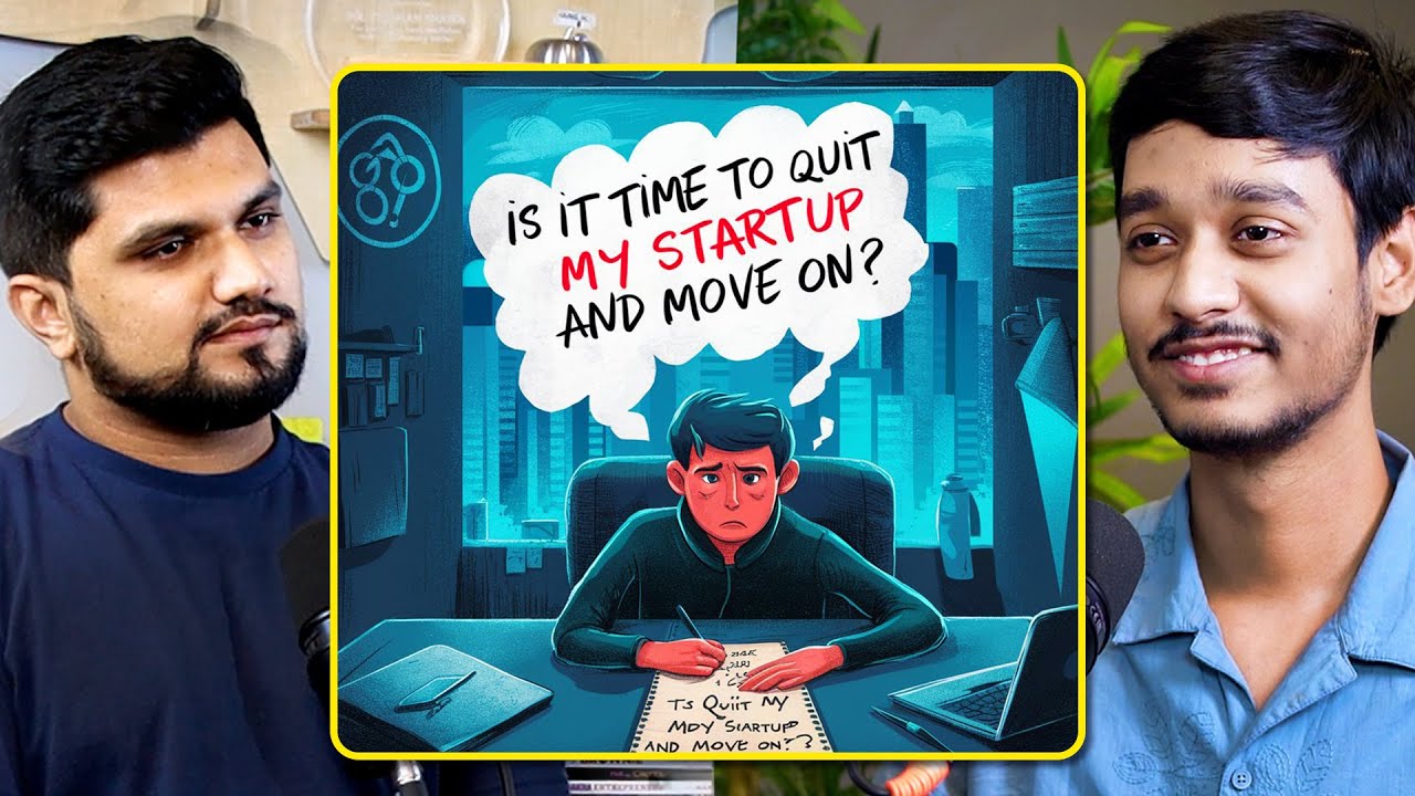 Is It Time To Quit Your Startup And Move On? Zeeshan shaikh clips - YouTube