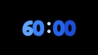 60 Minute Timer ⏳ Calm Focus Countdown · 3 2 1 GO Start screenshot 5