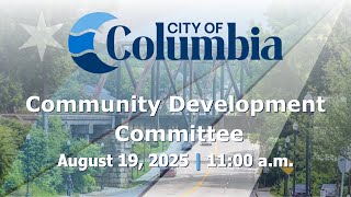 Community Development Committee | August 19, 2025
