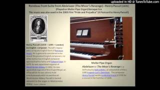 Rondeau From Suite From Abdelazer - Henry Purcell In 1695 - Moller Pipe Organ