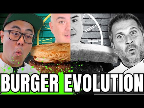 Pro Chef Reacts to Cooking 100 Years of Burgers @GugaFoods