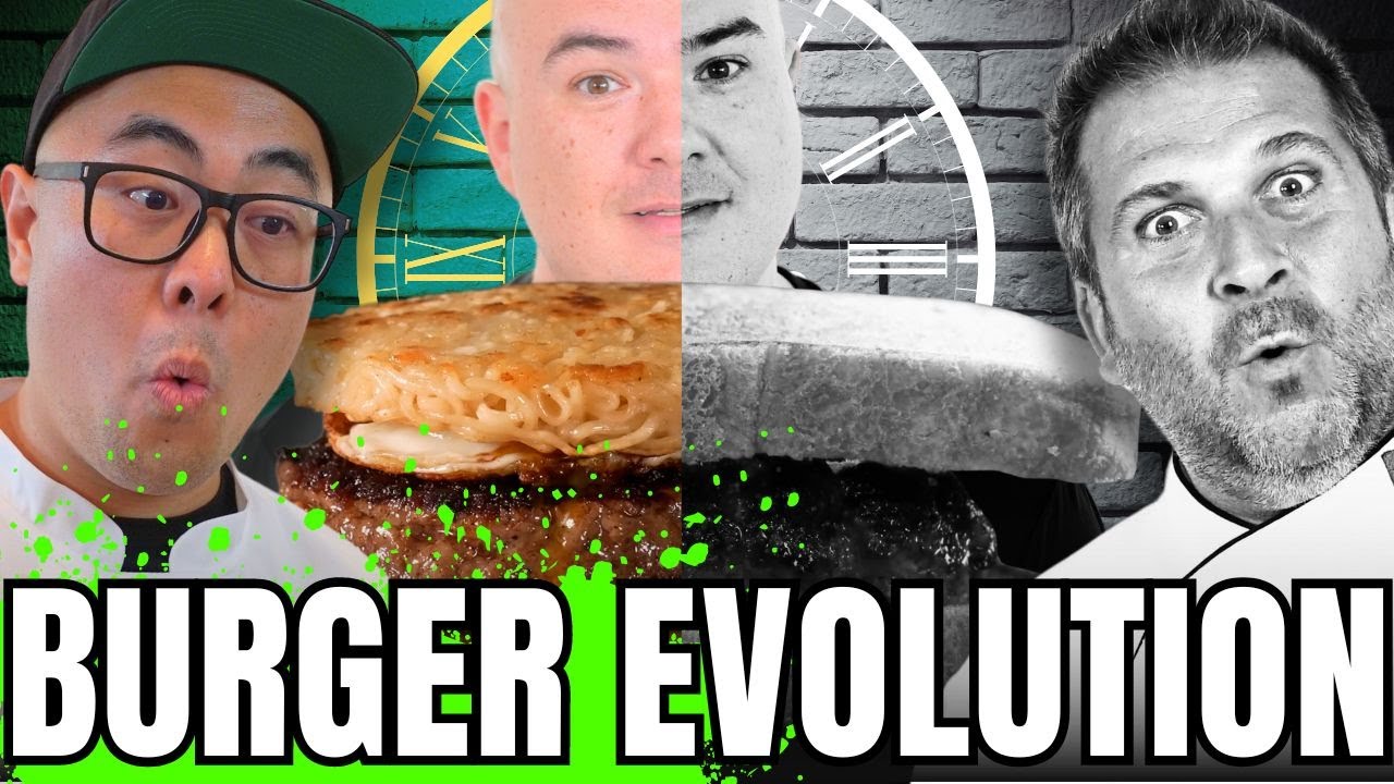 Pro Chef Reacts to Cooking 100 Years of Burgers 