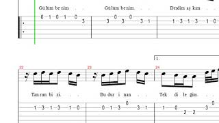 İbrahim Tatlıses Gülüm Benim Nota Tab 2