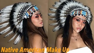 Native American Inspiration Make Up \/ 印第安少女妆容造型教程