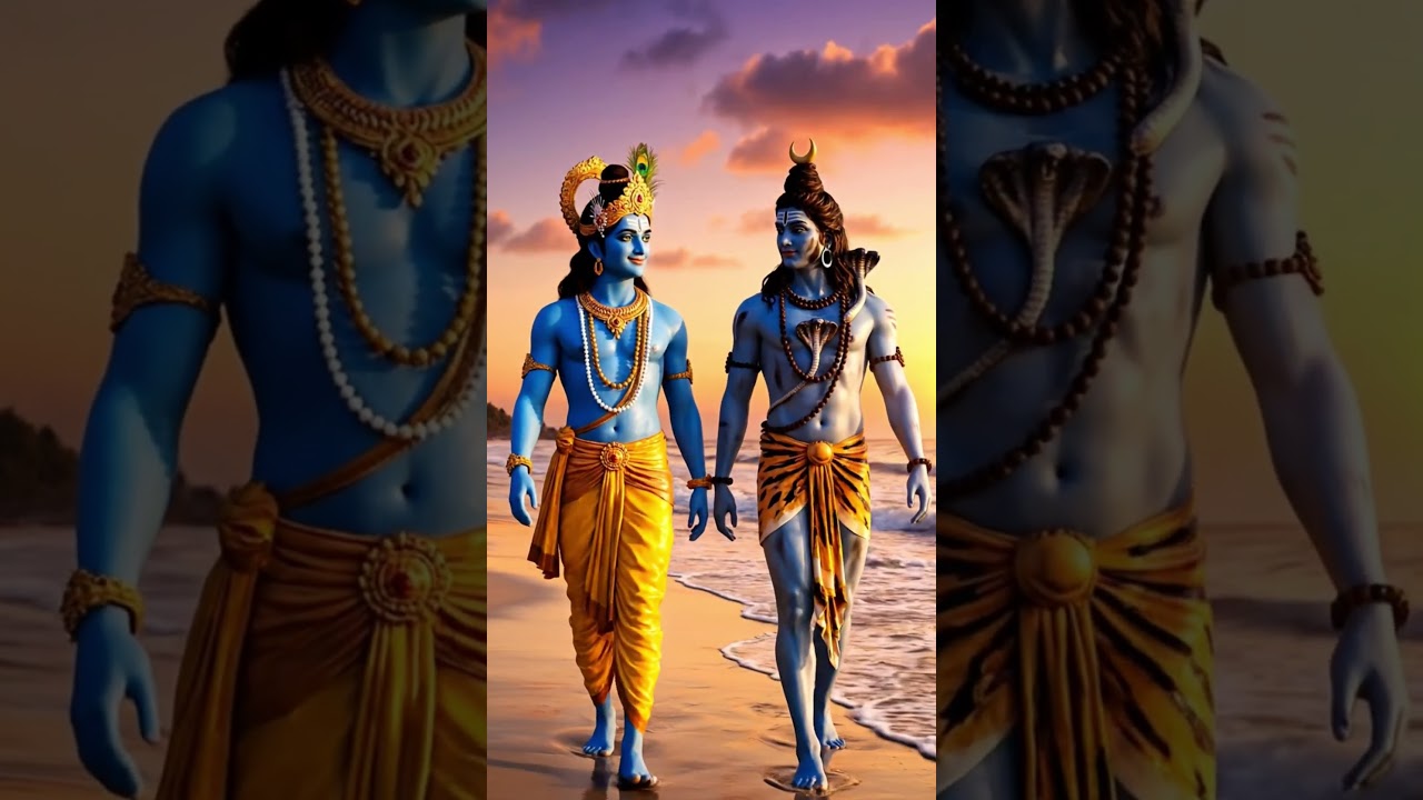 Shiva & Krishna’s Magical Journey to the Ocean 🌊✨